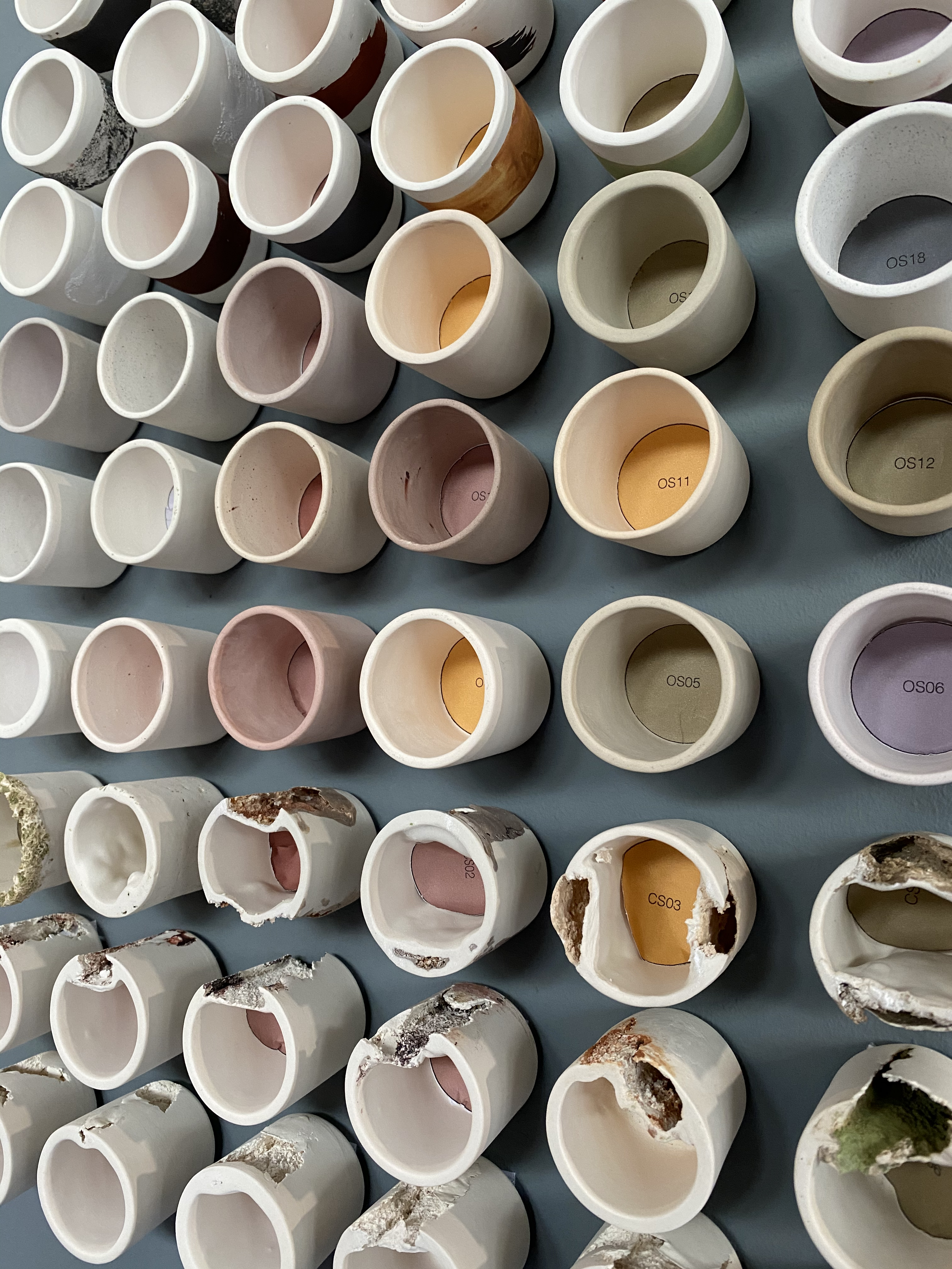 Earthenware Testers by Megan Keeling